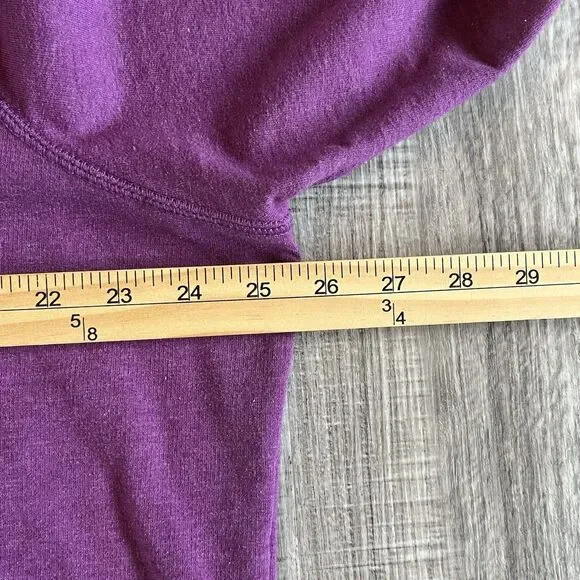 Harley Davidson Motorcycles Womens Size 1X Purple Hoodie Sweatshirt El Paso, TX - Picture 7 of 8